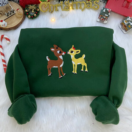 Rudolph the Red-Nosed Reindeer – Embroidered Sweatshirt