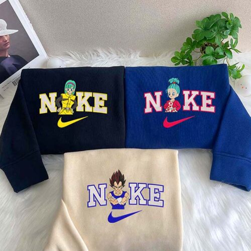 Vegeta, Bulma & Bulla (Naruto) – Embroidered Sweatshirt