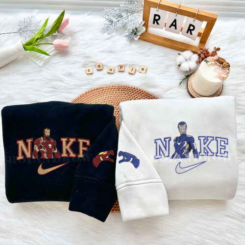 Couple Iron Man – Embroidered Shirt