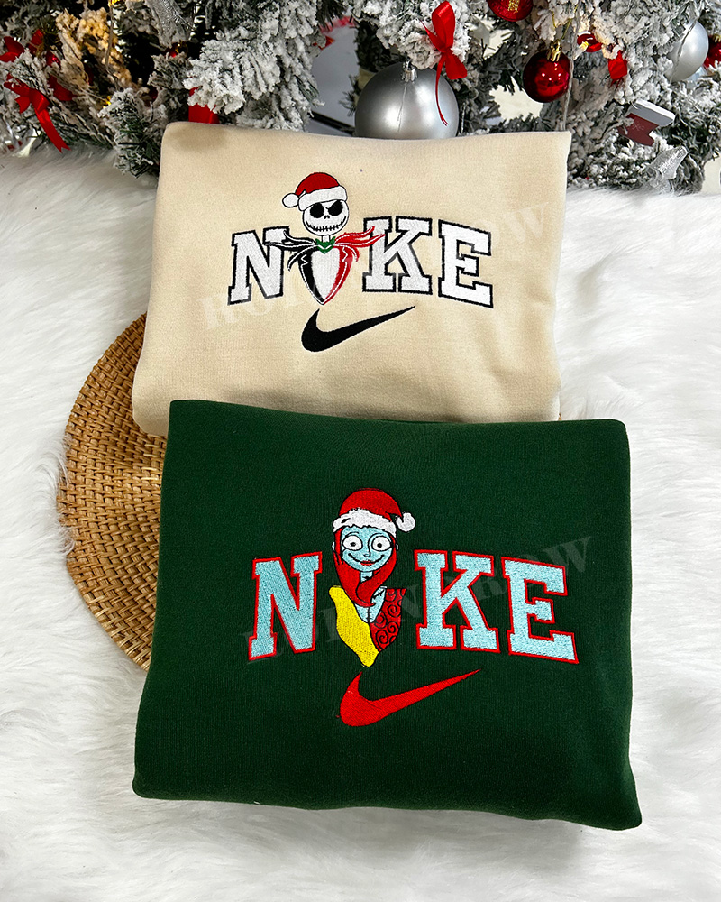 Jack & Sally – Christmas Embroidered Shirt Jack & Sally – Christmas Embroidered Shirt