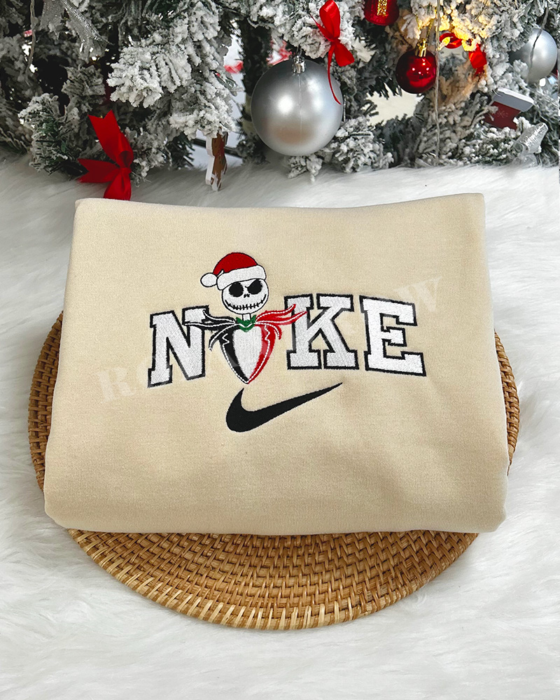 Jack & Sally – Christmas Embroidered Shirt Jack & Sally – Christmas Embroidered Shirt