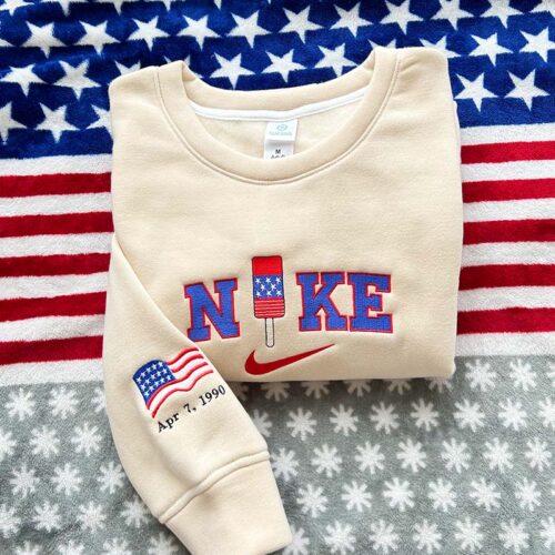 4th July Icec Cream Independent Day – Embroidered Shirt