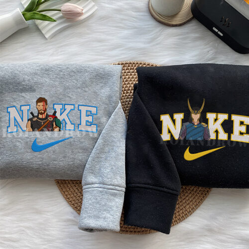 Loki and Thor – Embroidered Shirt