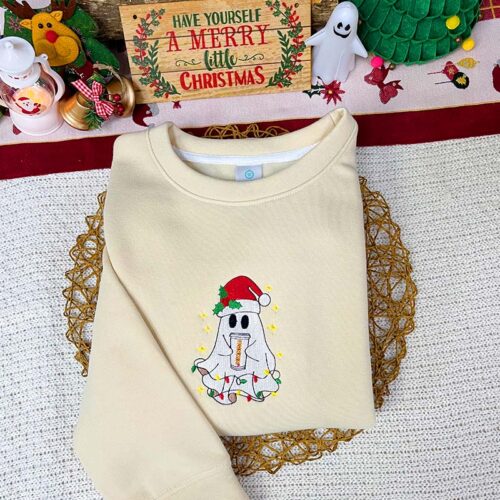 Boo Christmas – Embroidered Youth Sweatshirt/Hoodie/T-shirt