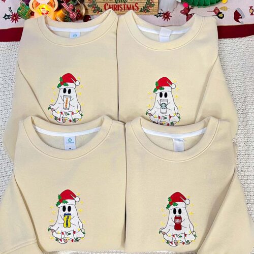 Boo Christmas – Embroidered Youth Sweatshirt/Hoodie/T-shirt