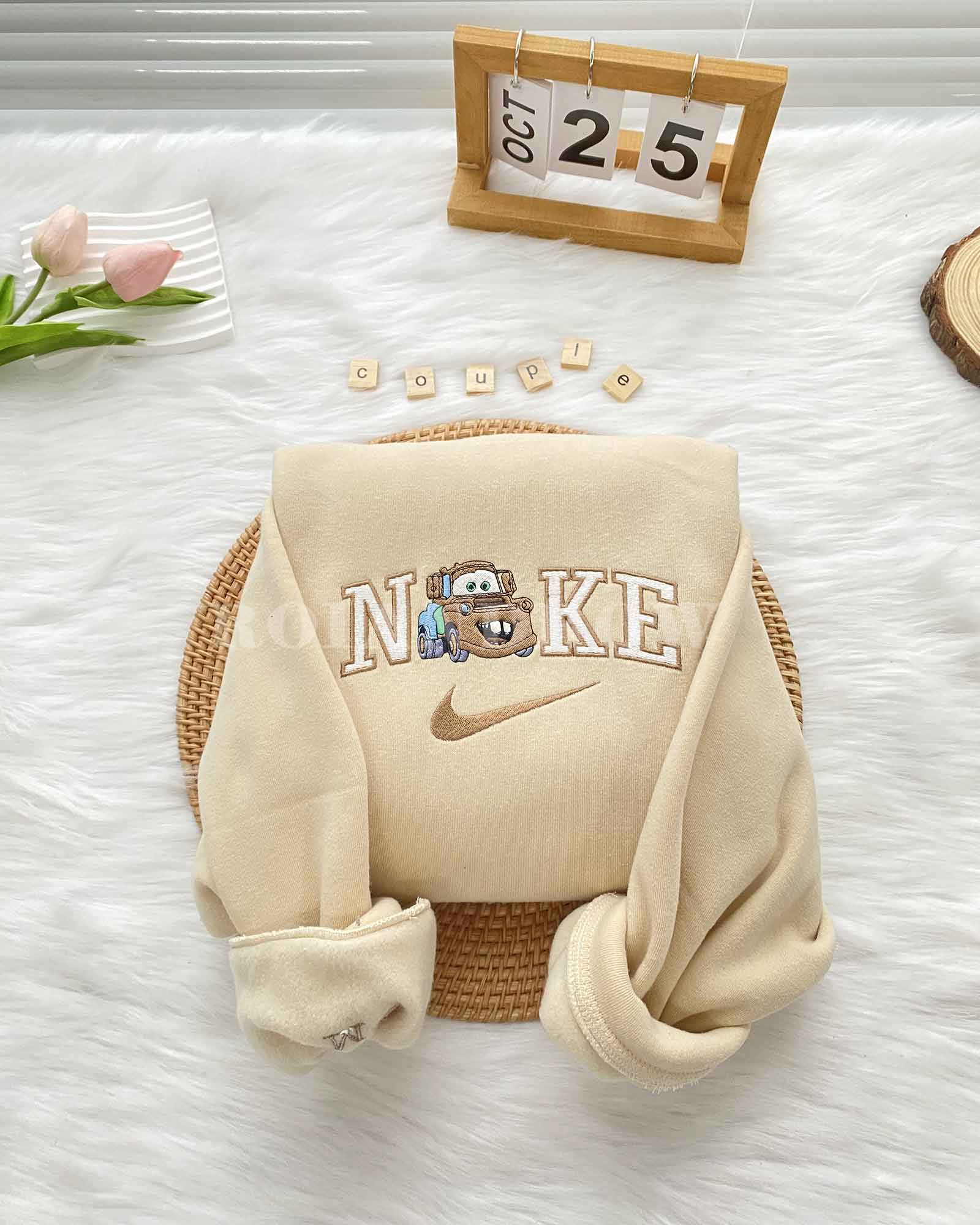 McQueen & Sally & Tow Mater – Embroidered Shirt McQueen & Sally & Tow Mater – Embroidered Shirt