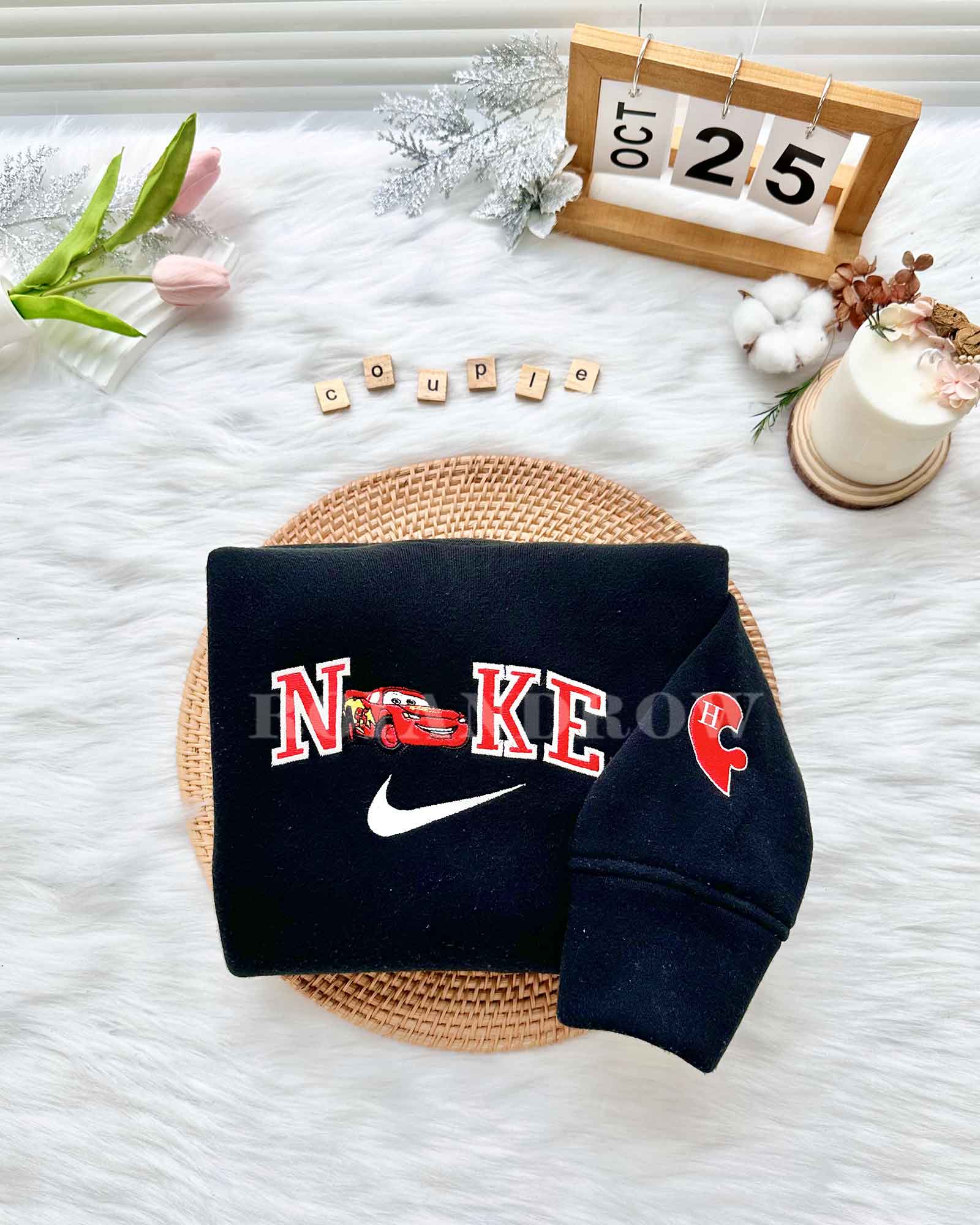 McQueen & Sally & Tow Mater – Embroidered Shirt McQueen & Sally & Tow Mater – Embroidered Shirt