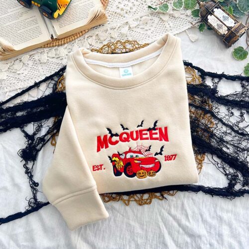 McQueen & Sally & Mater version Halloween- Embroidered Sweatshirt/Hoodie/T-shirt