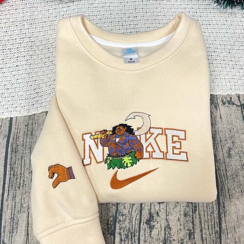 Moana & Friends Nike Version- Embroidered Sweatshirt/Hoodie/T-shirt