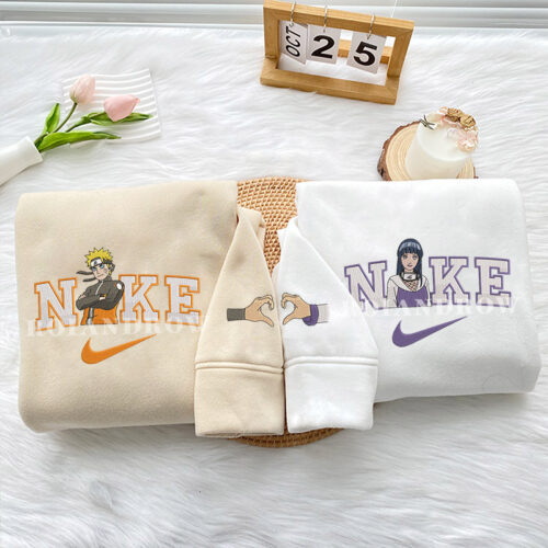 Naruto and Hinata – Embroidered Shirt