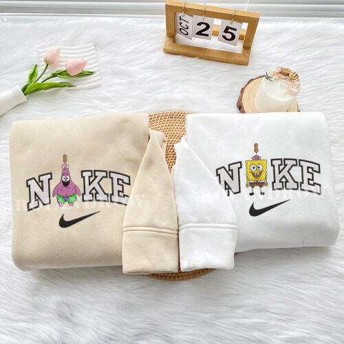 Spongebob and Patrick – Embroidered Shirt