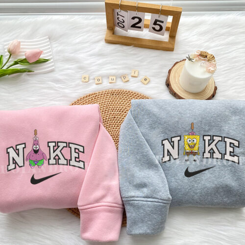 Spongebob and Patrick – Embroidered Shirt