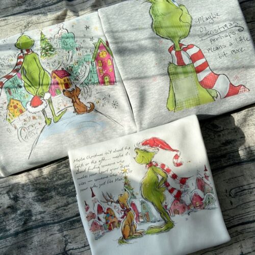 Grinch Christmas Sweatshirt, Funny Holiday, Retro Christamas Movie