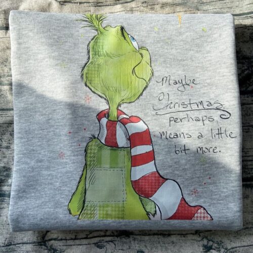 Grinch Christmas Sweatshirt, Funny Holiday, Retro Christamas Movie