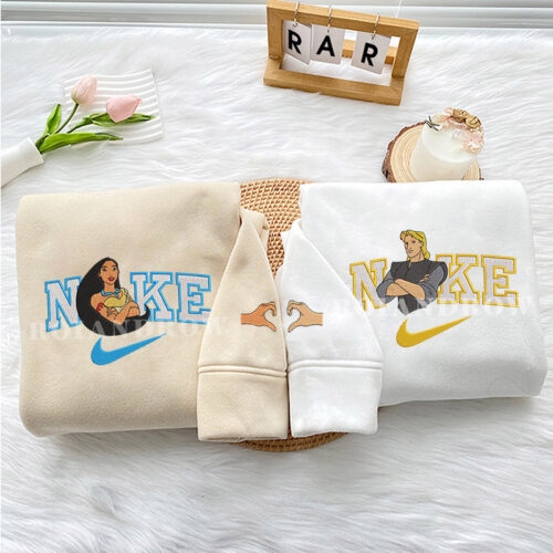 Pocahontas and John Smith (Ver 2) – Embroidered Shirt