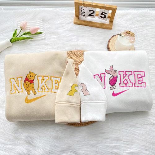 Pooh and Piglet (Winnie the Pooh) – Embroidered Shirt