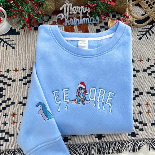 Winnie the Pooh Christmas  – Embroidered Youth Sweatshirt/Hoodie/T-shirt