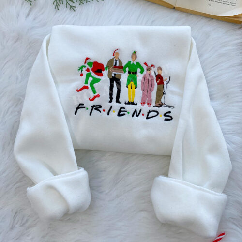Christmas Movies (Friends) – Embroidered Sweatshirt