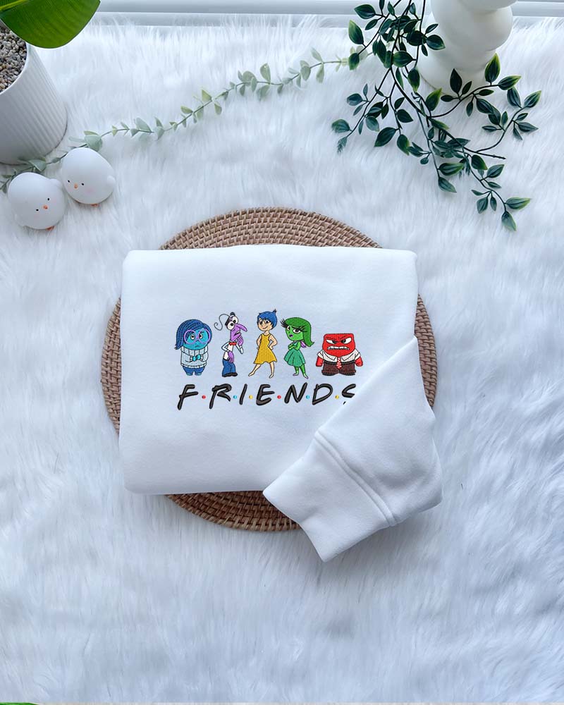 Friends Inside out- Embroidered Sweatshirt/Hoodie/T-shirt Friends Inside out- Embroidered Sweatshirt/Hoodie/T-shirt