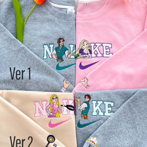 Rapunzel & Flynn Rider (Tangled) (Full version)– Embroidered Shirt