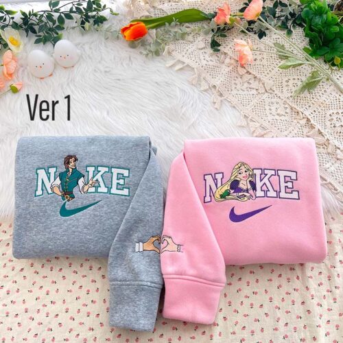 Rapunzel & Flynn Rider (Tangled) (Full version)– Embroidered Shirt