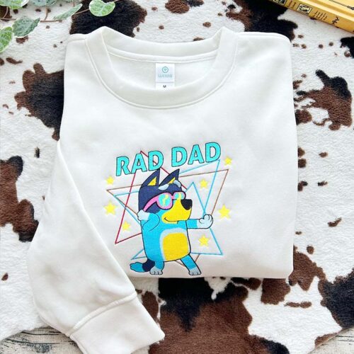 Rad Mom Rad Dad ( Bluey Family) – Embroidered Shirt