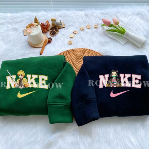 Nezuko and Zenitsu – Embroidered Shirt