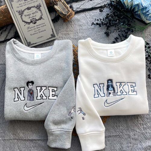 Victor & Emily – Embroidered Sweatshirt/Hoodie/T-shirt