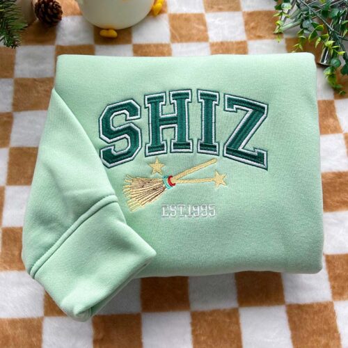 Shiz Uni Wicked Movie – Embroidered Sweatshirt/Hoodie/T-shirt