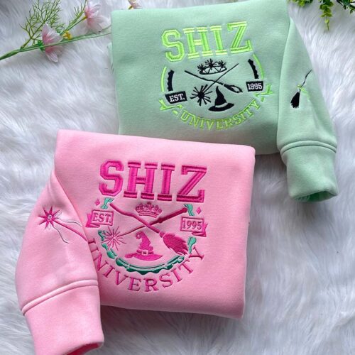 Shiz Wicked Movie – Embroidered Sweatshirt/Hoodie/T-shirt