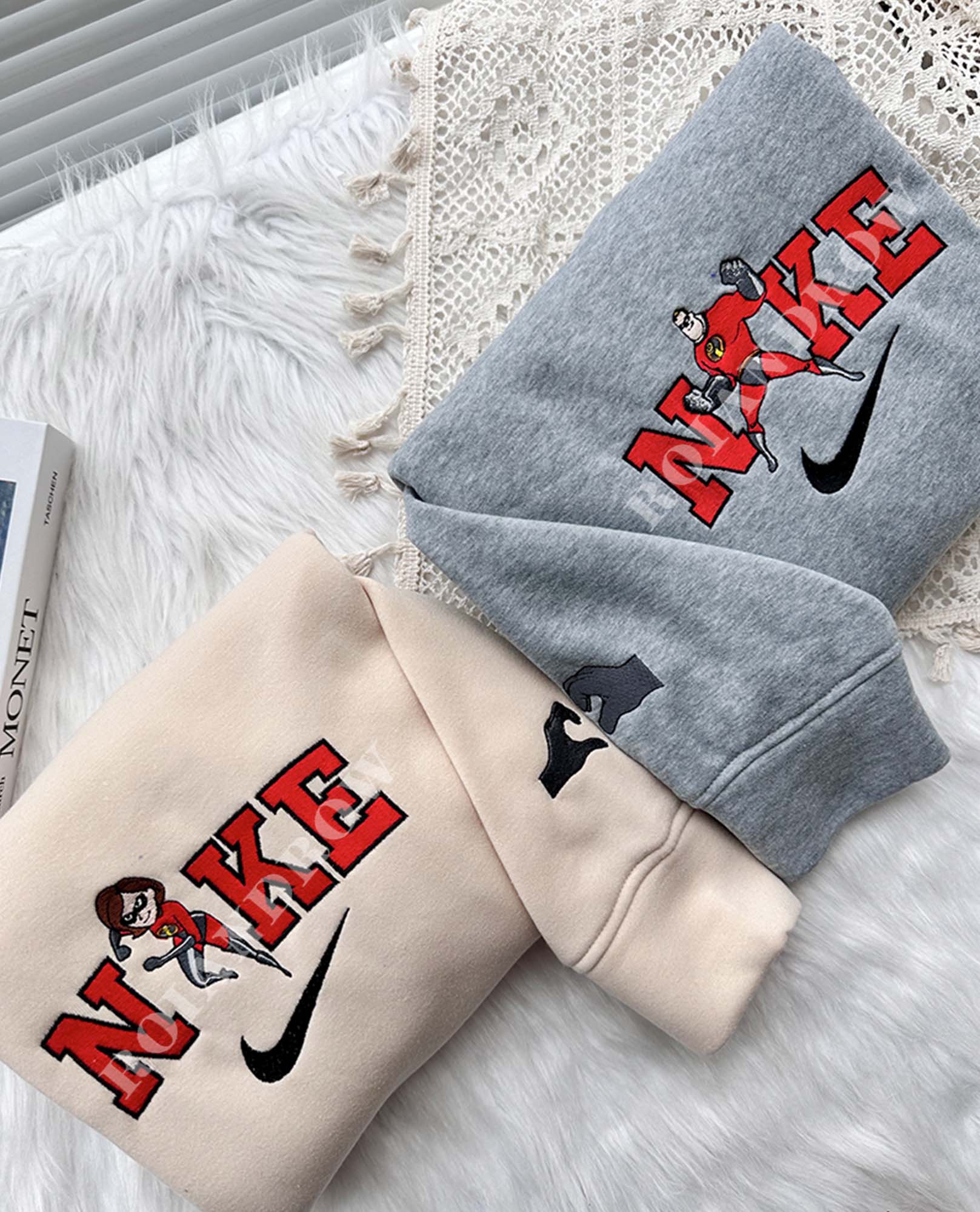 Helen Parr (Elastigirl) and Bob Parr (The Incredibles) – Embroidered Shirt Helen Parr (Elastigirl) and Bob Parr (The Incredibles) – Embroidered Shirt