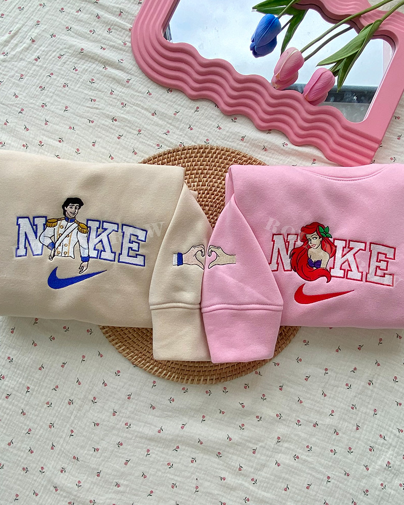 Ariel & Eric ( The Little Mermaid) – Embroidered Shirt Ariel & Eric ( The Little Mermaid) – Embroidered Shirt