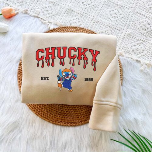 Stitch (ver Halloween)  – Embroidered Sweatshirt/Hoodie/T-shirt