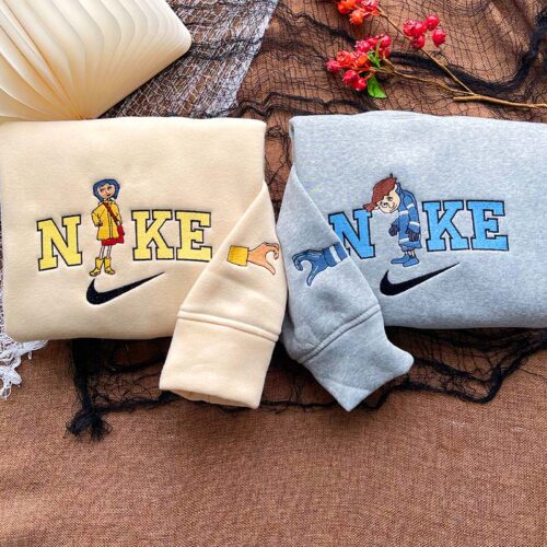 Coraline & Wybie – Embroidered Sweatshirt/Hoodie/T-shirt