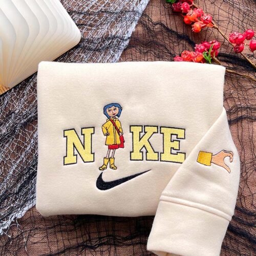 Coraline & Wybie – Embroidered Sweatshirt/Hoodie/T-shirt