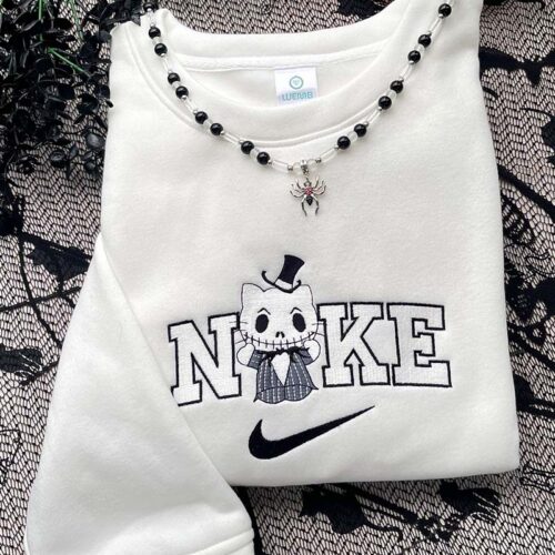 Jack & Sally (hello kitty version)- Embroidered Sweatshirt/Hoodie/T-shirt