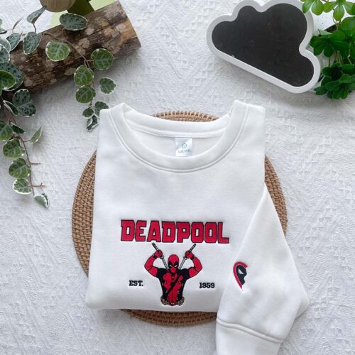 Deadpool, Wolverine & Dogpool – Embroidered Sweatshirt/Hoodie/T-shirt