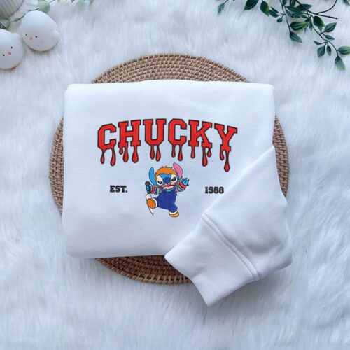 Stitch (ver Halloween)  – Embroidered Sweatshirt/Hoodie/T-shirt