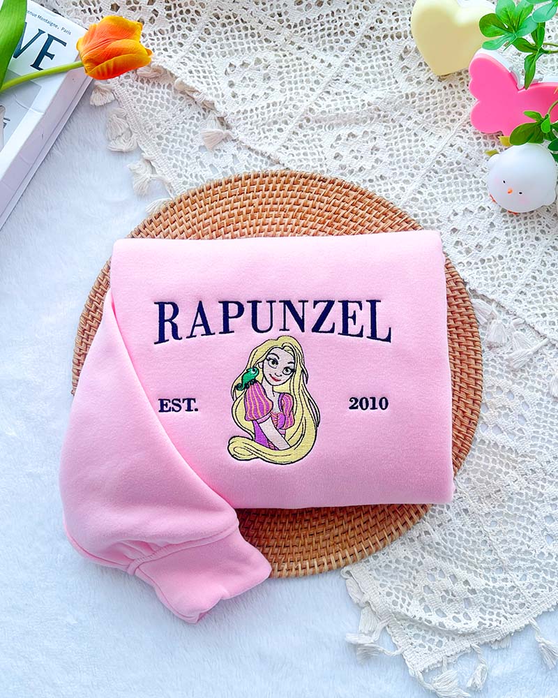 Disney Princess – Embroidered Sweatshirt/Hoodie/T-shirt Disney Princess – Embroidered Sweatshirt/Hoodie/T-shirt