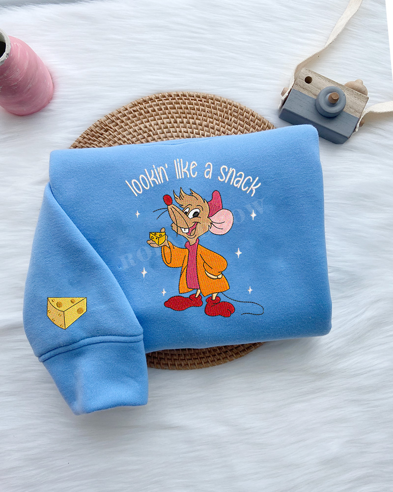 Gus Gus & Jaq – Embroidered Sweatshirt Gus Gus & Jaq – Embroidered Sweatshirt