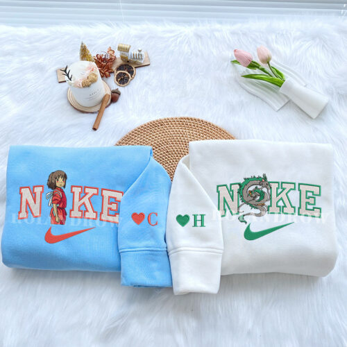 Chihiro Ogino and Haku (Spirited Away) – Embroidered Shirt