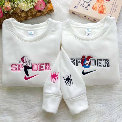 Spiderman & Gwen – Embroidered Youth Sweatshirt/Hoodie/T-shirt