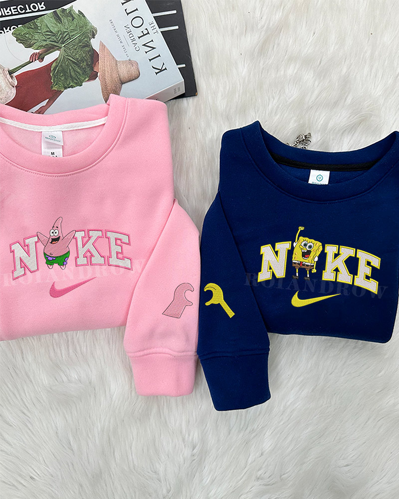 Spongebob and Patrick (Ver 2) – Embroidered Shirt Spongebob and Patrick (Ver 2) – Embroidered Shirt