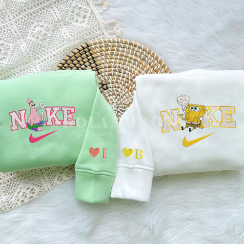 Spongebob and Patrick – Embroidered Shirt