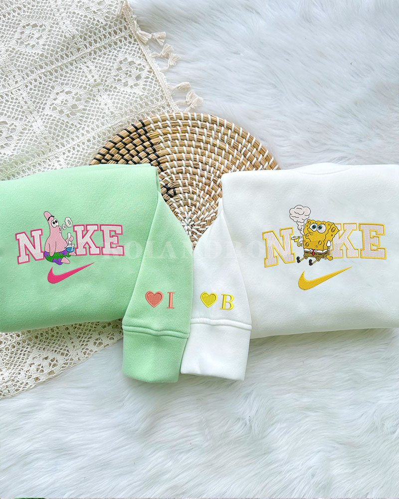 Spongebob and Patrick – Embroidered Shirt Spongebob and Patrick – Embroidered Shirt