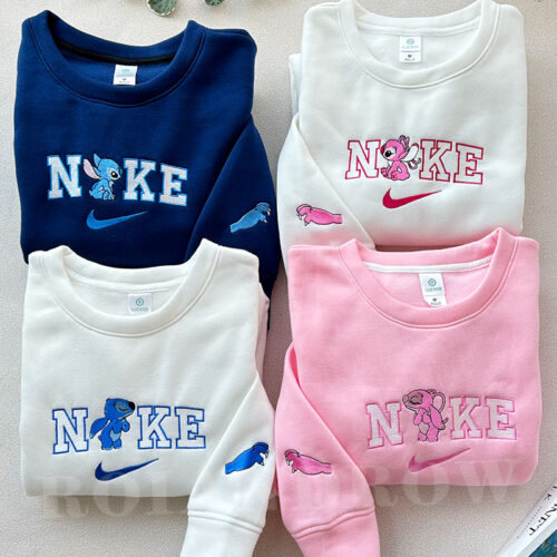 Stitch and Angel (Full Version) – Embroidered Sweatshirt/Hoodie/T-shirt