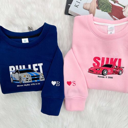 (Fast and Furious) Suki and Brian (Ver 2) – Embroidered Shirt