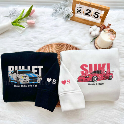 (Fast and Furious) Suki and Brian (Ver 2) – Embroidered Shirt