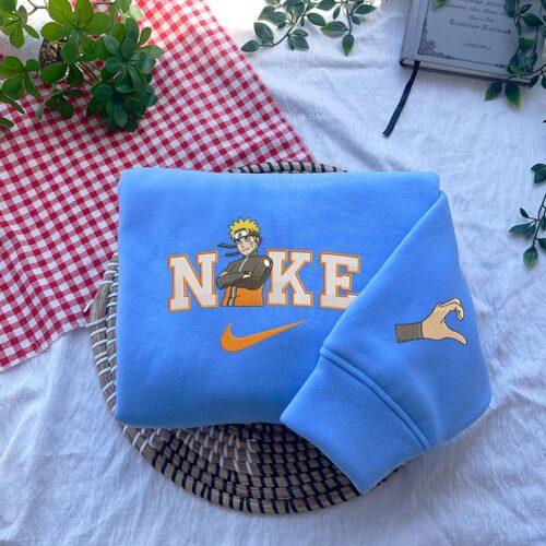 Naruto Uzumaki & Hinata Hyuga (Naruto)  – Embroidered Sweatshirt