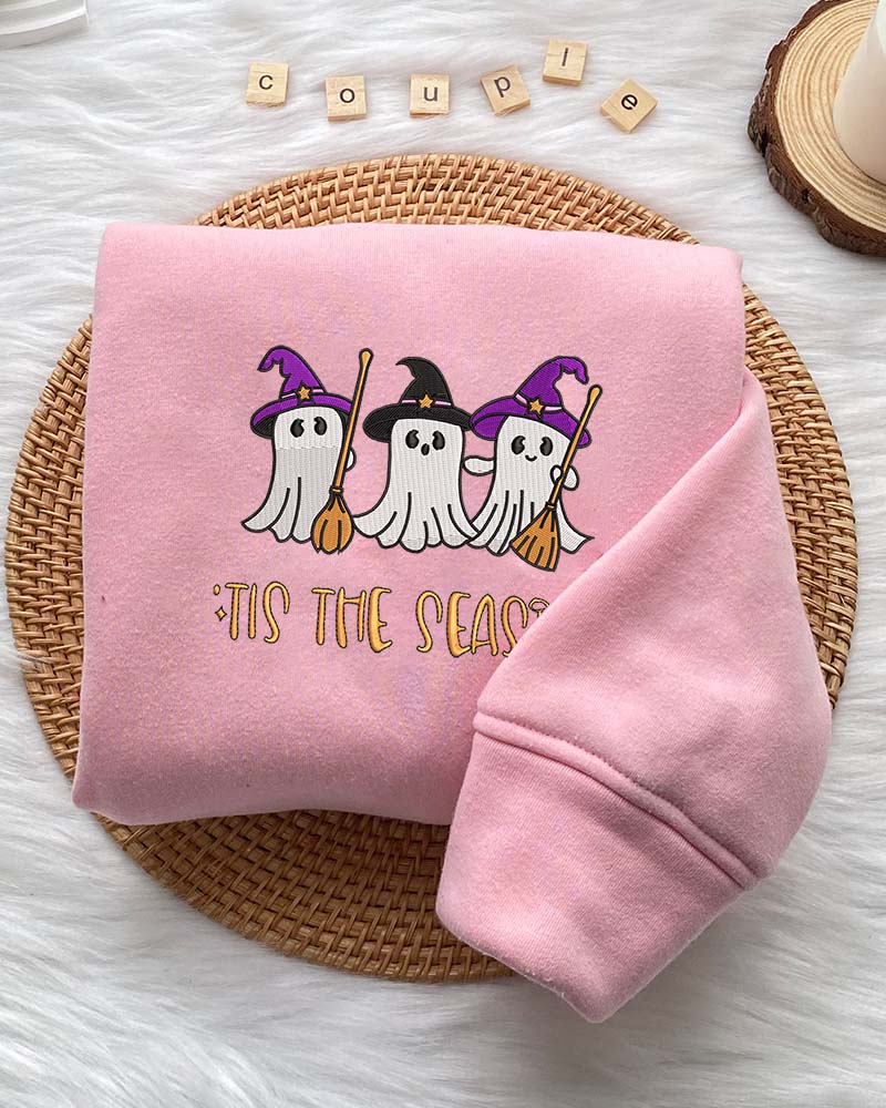 Halloween ghost witches – Embroidered Sweatshirt Halloween ghost witches – Embroidered Sweatshirt